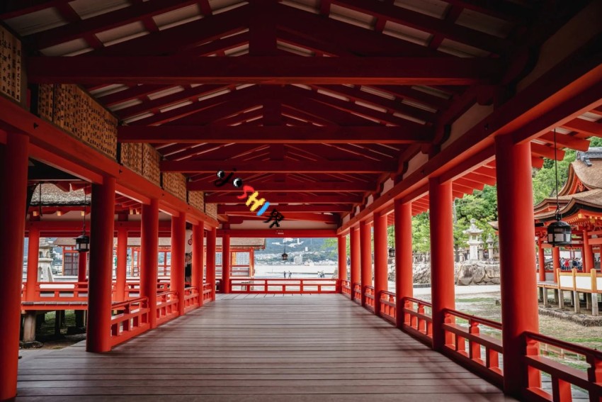 严岛神社走廊